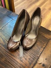 Lack Pumps aubergine Echtleder