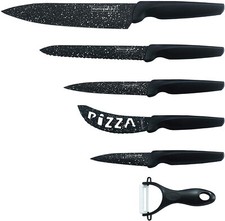 ROYALTY LINE Swiss Messerset 6 teilig RL-MB5N Keramik Marmorbeschichtung Box