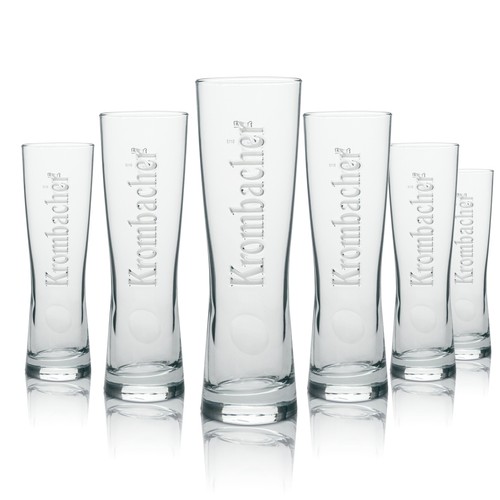 Krombacher bier glas - bier,