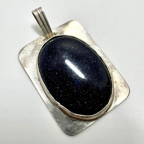 Blauer goldfluss anhänger aus - blauer,