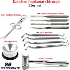 11er ZahnImplantat Chirurgie Knochenmeißel Implantologie Zahnmedizin Werkzeug