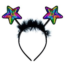 Haarreifen Sterne Pailletten