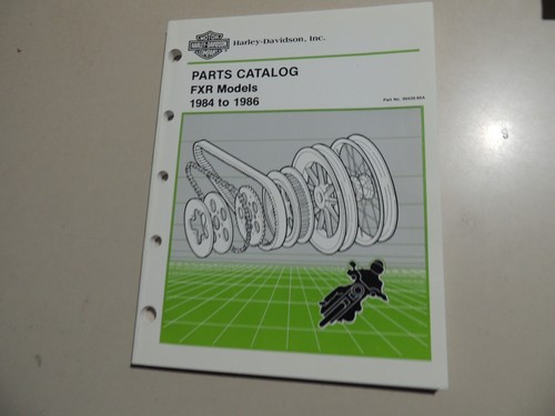 Parts catalog 1984 1986 - parts, 1984-1986