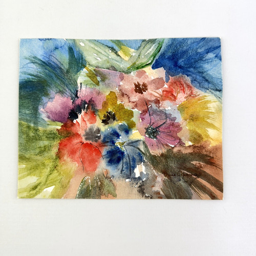 Aquarell stillleben blume - stillleben,