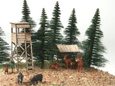 Hochsitz und futterkrippe - hochsitz,