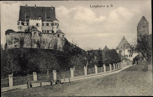 Leipheim der donau - ak,