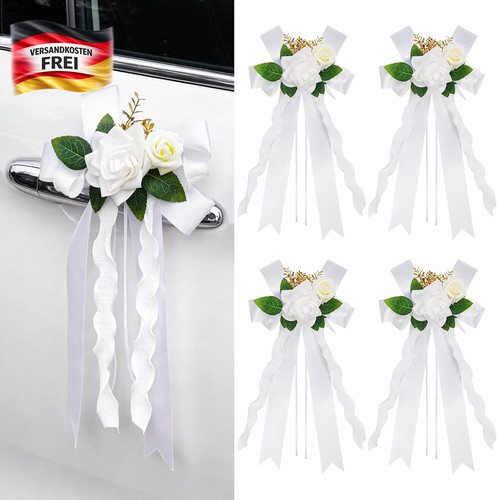 Hochzeitsautoschmuck set mit - set,