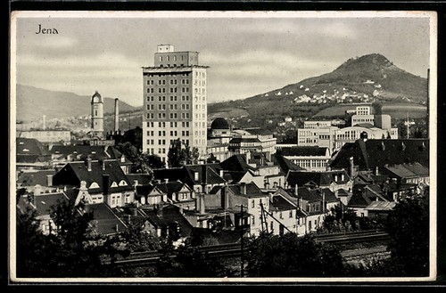 Jena stadtansicht mit - jena,,