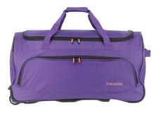 travelite Basics Fresh Wheeled Duffle Reisetasche Trolley Lila violett