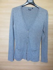 ADAGIO cashmere & seide extrafein Strickjacke Gr.36 Damen grau sehr gut Zustand