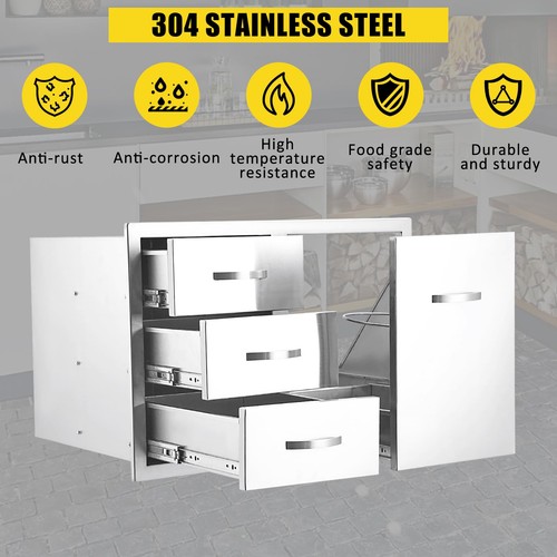 Edelstahl küchenschrank set - edelstahl,