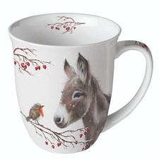 Tasse, Porzellantasse DONKEY and ROBIN 0,4l Ambiente