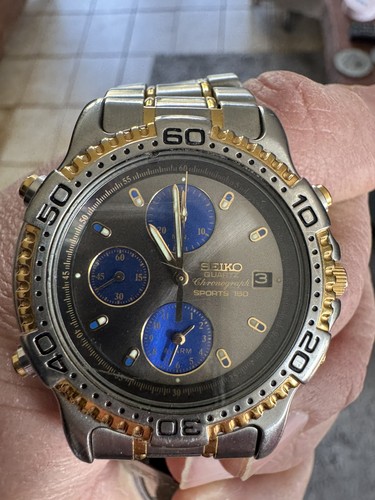 Vintage seiko 7t32 - 7t32-6c09, sport
