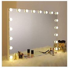 WAYKING Hollywood Spiegel groß Schminkspiegel mit Beleuchtung 18 Dimmbare LED