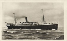 PC SCHIFFE DAMPFER LÜTZOW NORDDEUTSCHER LLOYD BREMEN VINTAGE POSTKARTE (b62858)