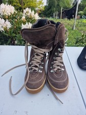 Braune wildleder stiefeletten - braune,
