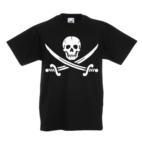 Kinder shirt schwarz - in,