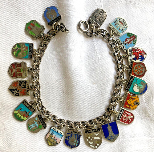Altes bettelarmband wappen - 19,