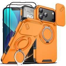 Für iPhone 17 Pro Max Air Case Outdoor Kameraschutz Ring ständer Handyhülle+Glas