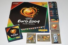 PANINI EM 04 Euro 2004 - Komplettset + Album + Tüte Ronaldo Rookie Top/Rar