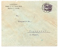 Brief Germania Friedrich Haver Tiergarten b. Ohlau 18.6.19 nach  Wunsiedel