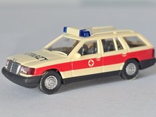 WIKING, MERCEDES 230 TE, DRK Notarzt Fahrzeug, Einsatzfahrzeug, H0 1:87 selten