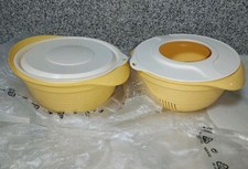 Tupperware Rührschüssel Combi plus 3,5 L  gelb Deckel u. Spritzschutz NEU OVP