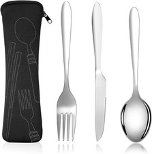 3 Stück reisebesteck