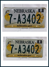 USA Nummernschilder Nebraska