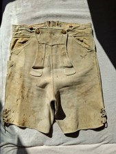 alte blonde Hirschlederhose