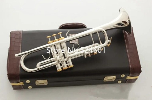 Trompete mit gold - mit, silber