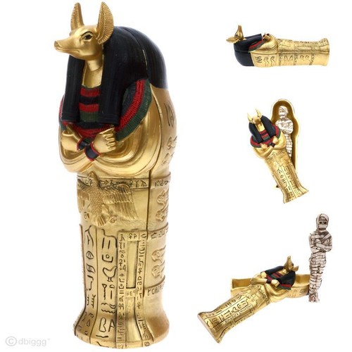 Anubis sarkophag mit mumie - mit,