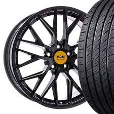 19" MAM RS4 Schwarz Glanz ABE Sommerräder 225/40 für Audi A4 Lim. B8, B81
