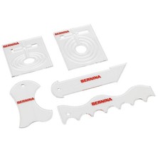 * Bernina 5 teiliges Formschablonen Set 6mm quilten Handarbeit Hobby DIY B-Ware