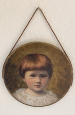 uraltes kleines Gemälde auf