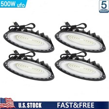 4 Pack 500W UFO Led High Bay