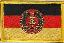 Aufnäher DDR NVA Fahne Flagge Aufbügler Patch 8 x 5 cm