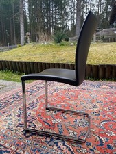 DRAENERT FREISCHWINGER NOBILE SWING 2071 STUHL ESSZIMMERSTUHL LEDER BRAUN NEUW.