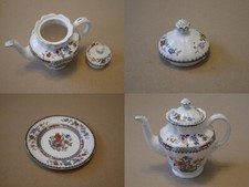 Spode - Chinese Rose - Kuchenteller 19 cm /  Kaffeekanne / Deckel Teekanne