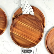 Holzteller Rund Akazienholz