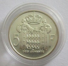 Monaco 5 Francs 1966 Prince