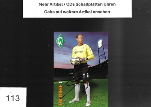 Tim wiese handsignierte - tim,