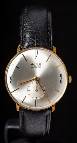 Avia silver sunburst - sunburst, sub-dial
