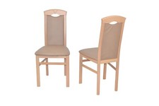 2er Set Massivholzstühle
