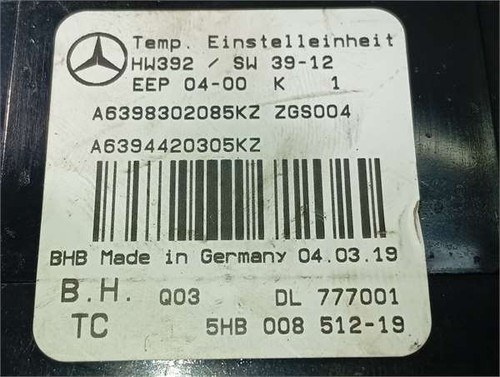 A6398302085kz klimasteuerung - ,