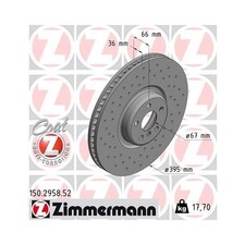 1x ZIMMERMANN Bremsscheibe
