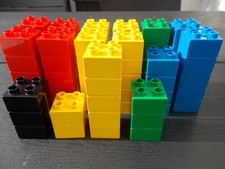 72 Stück Lego Duplo Bausteine * 2x2er Noppen ( 4er ) * versch.Farben *