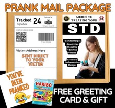 Lustiges Streich Post Paket