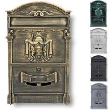Verda Briefkasten Retro Antik Vintage Postkasten Wandbriefkasten Alu Modellwahl