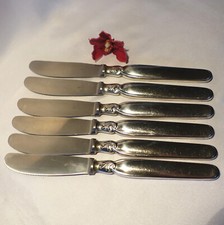 6 Martin Messer 20,6 cm Silber Auflage / ev 294(13)